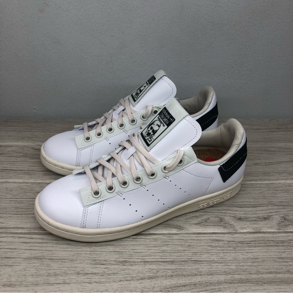 adidas Stan Smith Parley White Black shoes GV7614 US 6 - Picture 2 of 8
